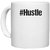 UDNAG White Ceramic Coffee / Tea Mug 'Hashtag | hustle' Perfect for Gifting [330ml]