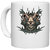 UDNAG White Ceramic Coffee / Tea Mug 'Death | Death hell motor' Perfect for Gifting [330ml]