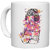 UDNAG White Ceramic Coffee / Tea Mug 'Japanese | Japanese Lady illustration' Perfect for Gifting [330ml]