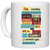 UDNAG White Ceramic Coffee / Tea Mug 'meme Smile' Perfect for Gifting [330ml]