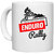 UDNAG White Ceramic Coffee / Tea Mug 'Adventure | Enduro Rally' Perfect for Gifting [330ml]