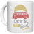 UDNAG White Ceramic Coffee / Tea Mug 'Van and Sun | Lets get lost some where' Perfect for Gifting [330ml]