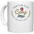 UDNAG White Ceramic Coffee / Tea Mug 'Camp and Tent' Perfect for Gifting [330ml]