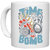UDNAG White Ceramic Coffee / Tea Mug 'Bomb | Time bomb' Perfect for Gifting [330ml]