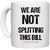 UDNAG White Ceramic Coffee / Tea Mug 'Lunch Dinner | We are not splitting this bill' Perfect for Gifting [330ml]