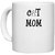 UDNAG White Ceramic Coffee / Tea Mug 'Mummy | cat mom' Perfect for Gifting [330ml]