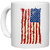 UDNAG White Ceramic Coffee / Tea Mug 'USA Flag | American Flag' Perfect for Gifting [330ml]