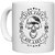 UDNAG White Ceramic Coffee / Tea Mug 'Live & death | Live Fast Die last' Perfect for Gifting [330ml]