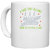 UDNAG White Ceramic Coffee / Tea Mug 'Walking | A cage that allows someone to walk around' Perfect for Gifting [330ml]