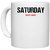 UDNAG White Ceramic Coffee / Tea Mug 'Beast Mode | Saturday Beast mode' Perfect for Gifting [330ml]