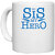 UDNAG White Ceramic Coffee / Tea Mug 'Brother Sister | My Sis my Hero' Perfect for Gifting [330ml]