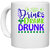 UDNAG White Ceramic Coffee / Tea Mug 'School Teacher | drink drank drunk' Perfect for Gifting [330ml]
