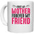 UDNAG White Ceramic Coffee / Tea Mug 'Mother | FOREVER MY FRIEND' Perfect for Gifting [330ml]