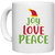 UDNAG White Ceramic Coffee / Tea Mug 'Christmas | joy love peace' Perfect for Gifting [330ml]