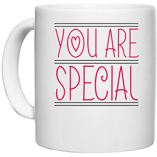 UDNAG White Ceramic Coffee / Tea Mug 'Mother | YOU ARE SPECIAL' Perfect for Gifting [330ml]