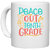 UDNAG White Ceramic Coffee / Tea Mug 'School Teacher | Peace out kinder tenth grade' Perfect for Gifting [330ml]