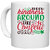 UDNAG White Ceramic Coffee / Tea Mug 'throw kindness around like confetti' Perfect for Gifting [330ml]