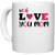 UDNAG White Ceramic Coffee / Tea Mug 'Mother | WE LOVE YOU MOM' Perfect for Gifting [330ml]