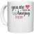 UDNAG White Ceramic Coffee / Tea Mug 'Mother | YOU ARE SUCH AN AMAZING MOM' Perfect for Gifting [330ml]
