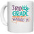 UDNAG White Ceramic Coffee / Tea Mug 'School | 3rd grade nailed it' Perfect for Gifting [330ml]