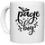 UDNAG White Ceramic Coffee / Tea Mug 'Boy | Page boy' Perfect for Gifting [330ml]
