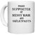 UDNAG White Ceramic Coffee / Tea Mug '| proud supporter of messy hair and sweatpants' Perfect for Gifting [330ml]
