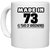 UDNAG White Ceramic Coffee / Tea Mug 'Awesomeness | made in 73' Perfect for Gifting [330ml]