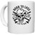 UDNAG White Ceramic Coffee / Tea Mug 'Death | Born to loss' Perfect for Gifting [330ml]