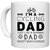 UDNAG White Ceramic Coffee / Tea Mug 'Father | I'm A Cycling Dad' Perfect for Gifting [330ml]