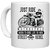 UDNAG White Ceramic Coffee / Tea Mug 'Rider | Just ride' Perfect for Gifting [330ml]