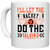 UDNAG White Ceramic Coffee / Tea Mug 'Basketball | Ill let the racket do the talking' Perfect for Gifting [330ml]