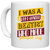 UDNAG White Ceramic Coffee / Tea Mug 'Dentist | I was aleft handed' Perfect for Gifting [330ml]