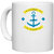 UDNAG White Ceramic Coffee / Tea Mug 'Swimming | Sink or swim' Perfect for Gifting [330ml]
