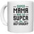 UDNAG White Ceramic Coffee / Tea Mug 'Papa, Father | super mama wird zur' Perfect for Gifting [330ml]