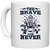 UDNAG White Ceramic Coffee / Tea Mug 'Military | The brave die never2' Perfect for Gifting [330ml]