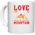 UDNAG White Ceramic Coffee / Tea Mug 'Adventure Mountain | lovw like is mountain' Perfect for Gifting [330ml]