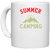 UDNAG White Ceramic Coffee / Tea Mug 'Adventure Mountain | summer camping' Perfect for Gifting [330ml]