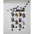 Khush Its Amazing Wooden Hanging Moments With 10 Star LED Light Photo Display Picture Frame Collage Picture Display Orga