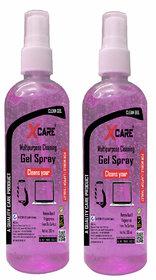 Xcare Multipurpose Cleaning Gel Spray 200 ml x 2   pcs