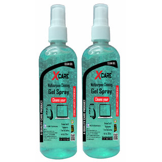 Xcare Multipurpose Cleaning Gel Spray 200 ml x 2   pcs