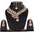 Alloy Gold-plated Jewel Set  (White, Gold)