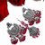 Alloy Silver Jewel Set  (Pink, Silver)