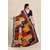 Sharda Creation Multicolor Georgette Printed Saree With Blouse