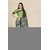SVB Saree Green Georgette Printed Saree With Blouse