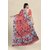 SVB Saree Red Georgette Printed Saree With Blouse