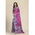 SVB Saree Pink Georgette Printed Saree With Blouse