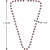 Rudraksh Mala with silver platad Chain For Women And Girls