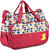 HoneyBun Maroon Baby Bag for Mom, 4Pcs Diaper Bag Tote Set