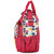 HoneyBun Maroon Baby Bag for Mom, 4Pcs Diaper Bag Tote Set