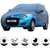 Allextreme MS5001 Car Body Cover Compatible with Maruti Suzuki A-Star Indoor Outdoor Body Protection (Blue with Mirror)